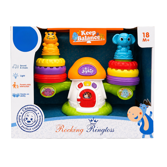 Rocking Ring Toss Balance Toy