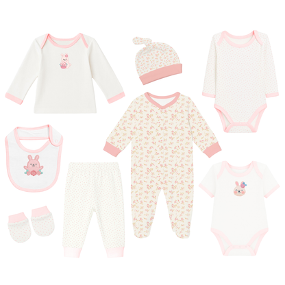 Robins Newborn Clothing Gift Set – 8 Pieces