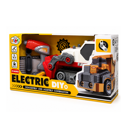Electric DIY Bulldozer Assembly Set (Ages 3+)