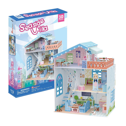 Seaside Villa 3D Puzzle Dollhouse