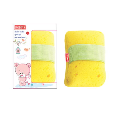 Robins Baby Bath Sponge With Hand Strap