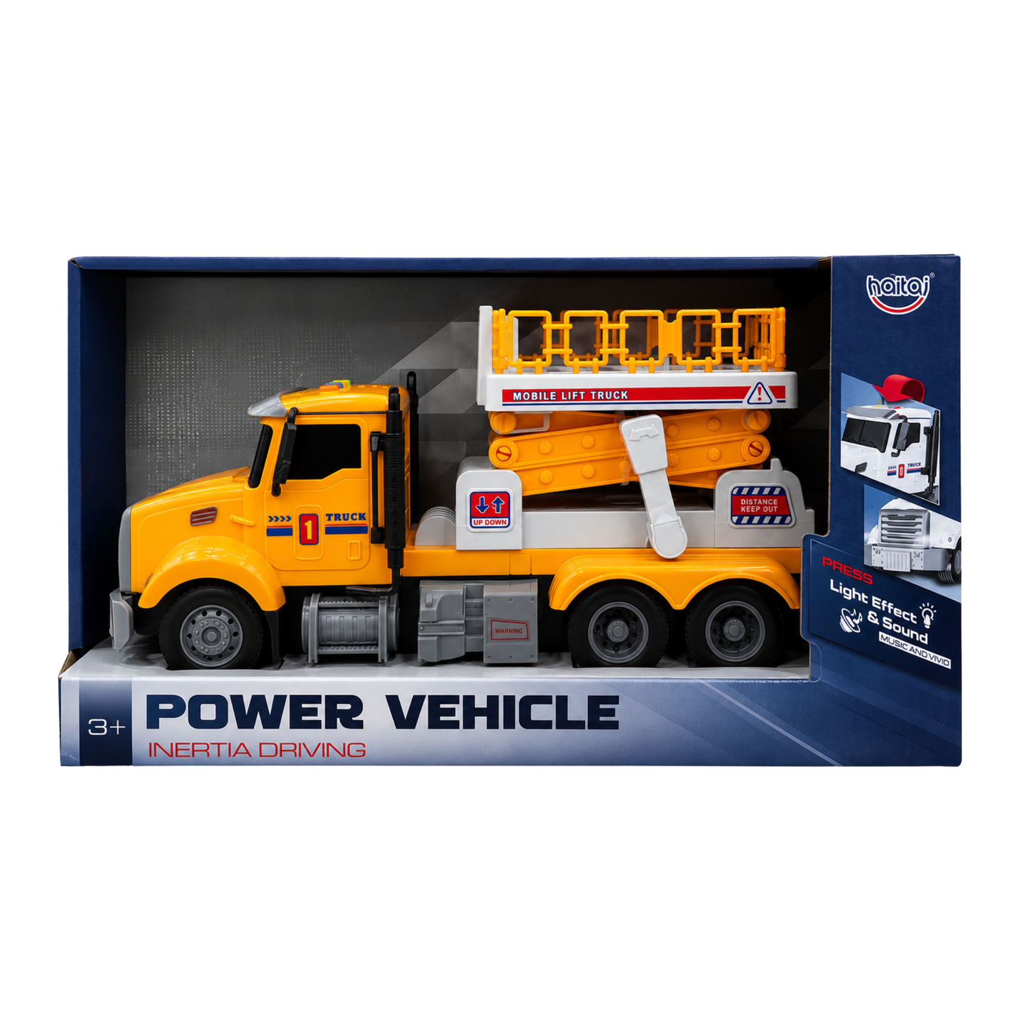 Power Vehicle Mobile Lift Truck with Light & Sound (3+ Ages)