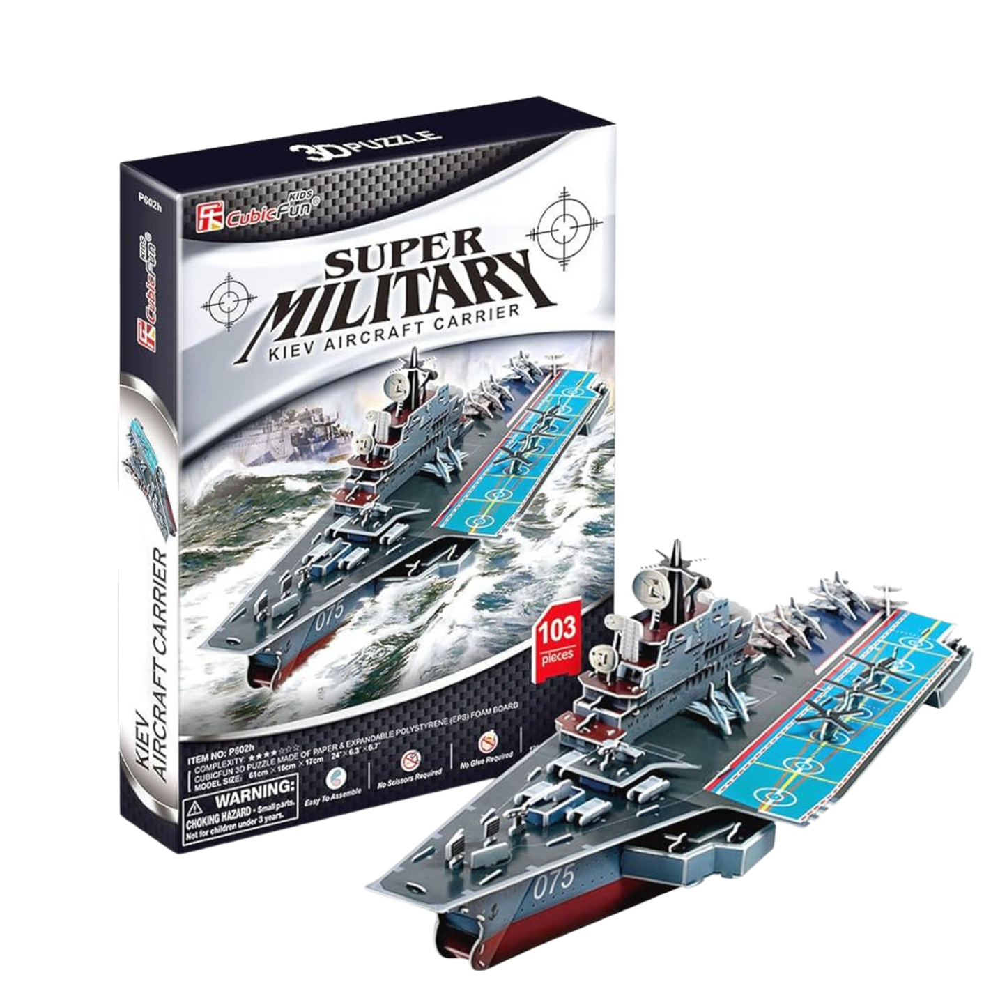 Super Military Kiev Aircraft Carrier 3D Puzzle