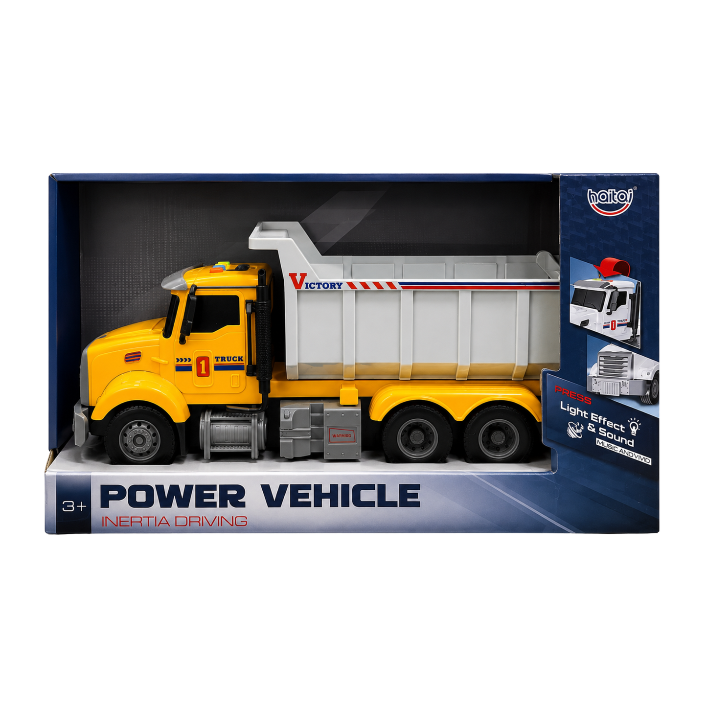 Power Vehicle Dump Truck with Light & Sound (3+ Ages)