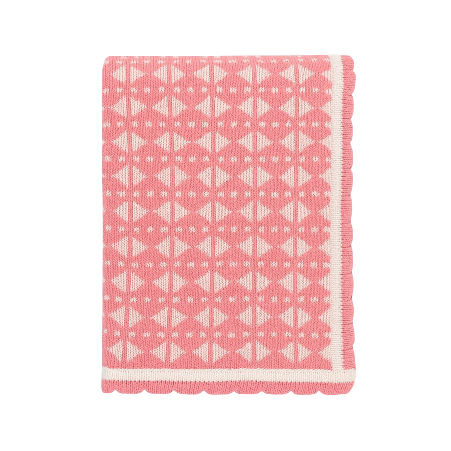 Robins Handmade Knitted Baby Blanket – Pink Collection
