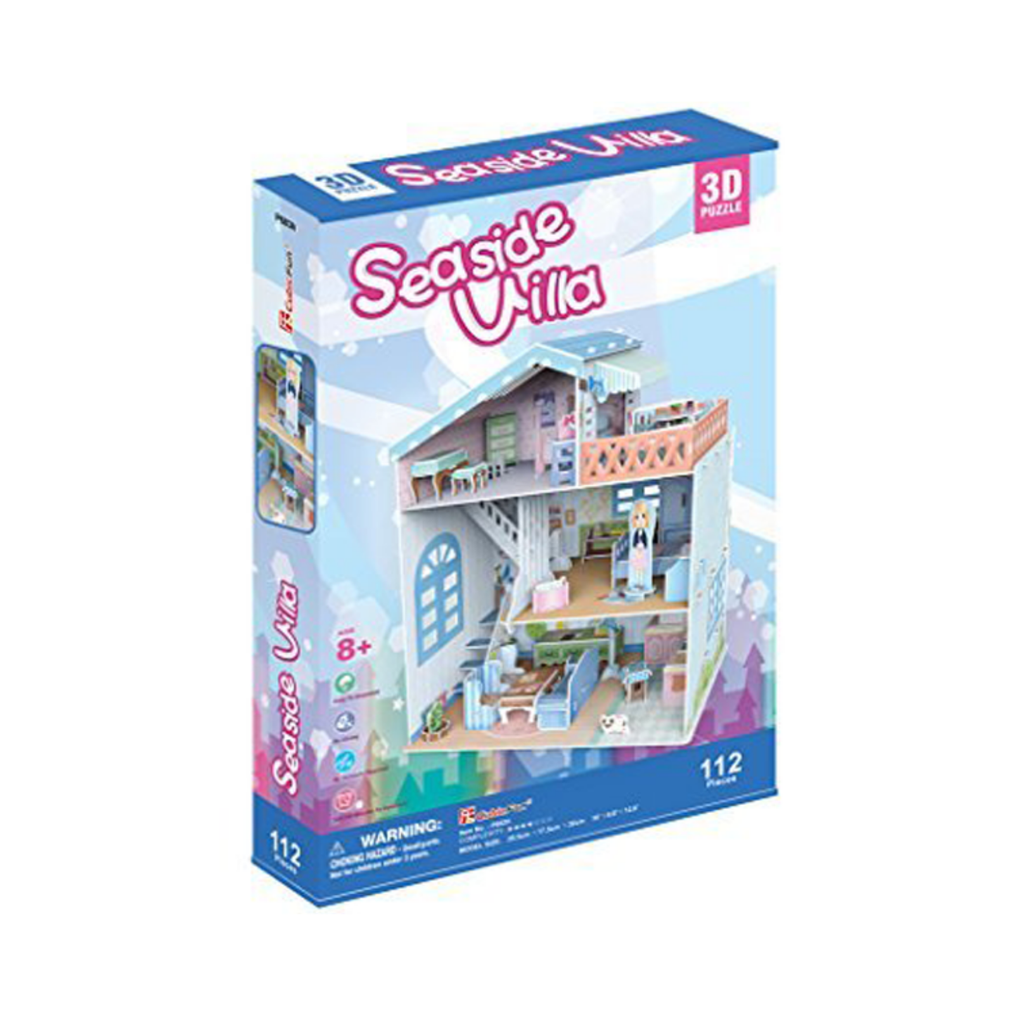 Seaside Villa 3D Puzzle Dollhouse