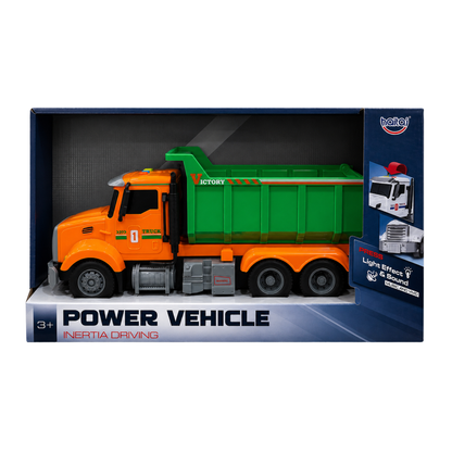 Power Vehicle Dump Truck with Light & Sound (3+ Ages)