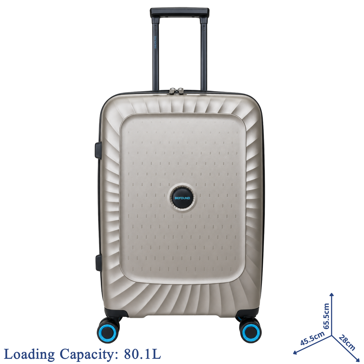 BEFOUND 3-Piece Luggage Set – Beige