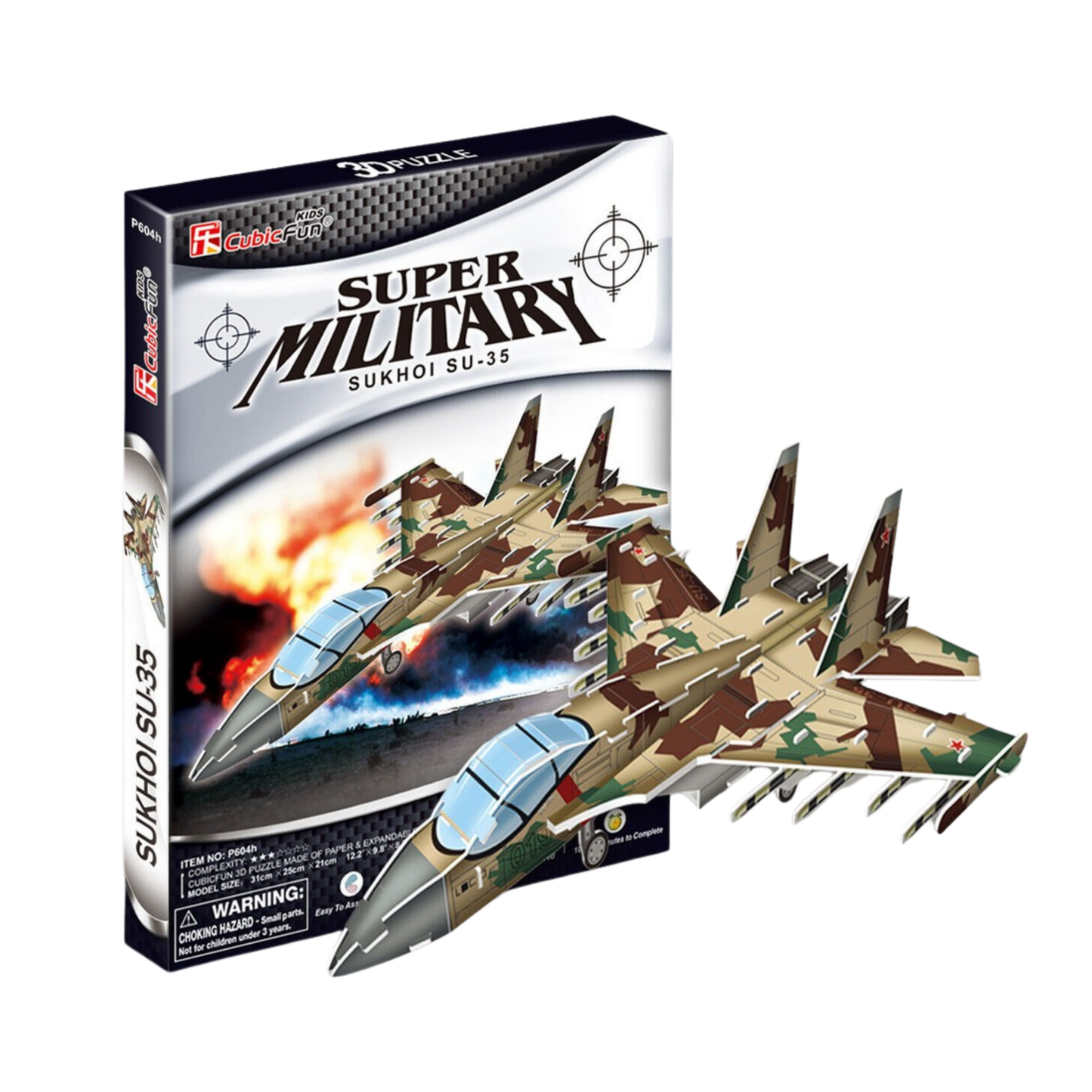 Sukhoi SU-35 Super Military 3D Puzzle