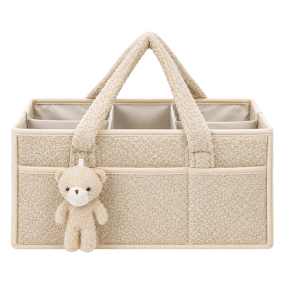 Robins Baby Organizer Basket with Teddy Bear