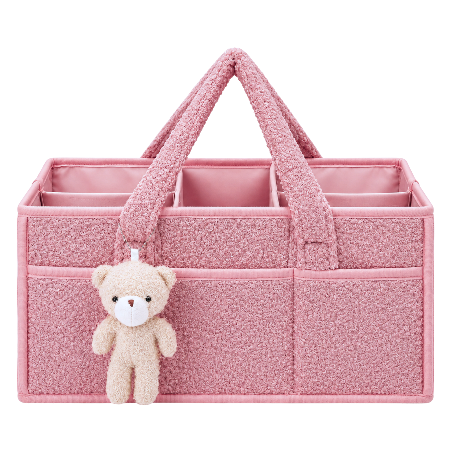 Robins Baby Organizer Basket with Teddy Bear