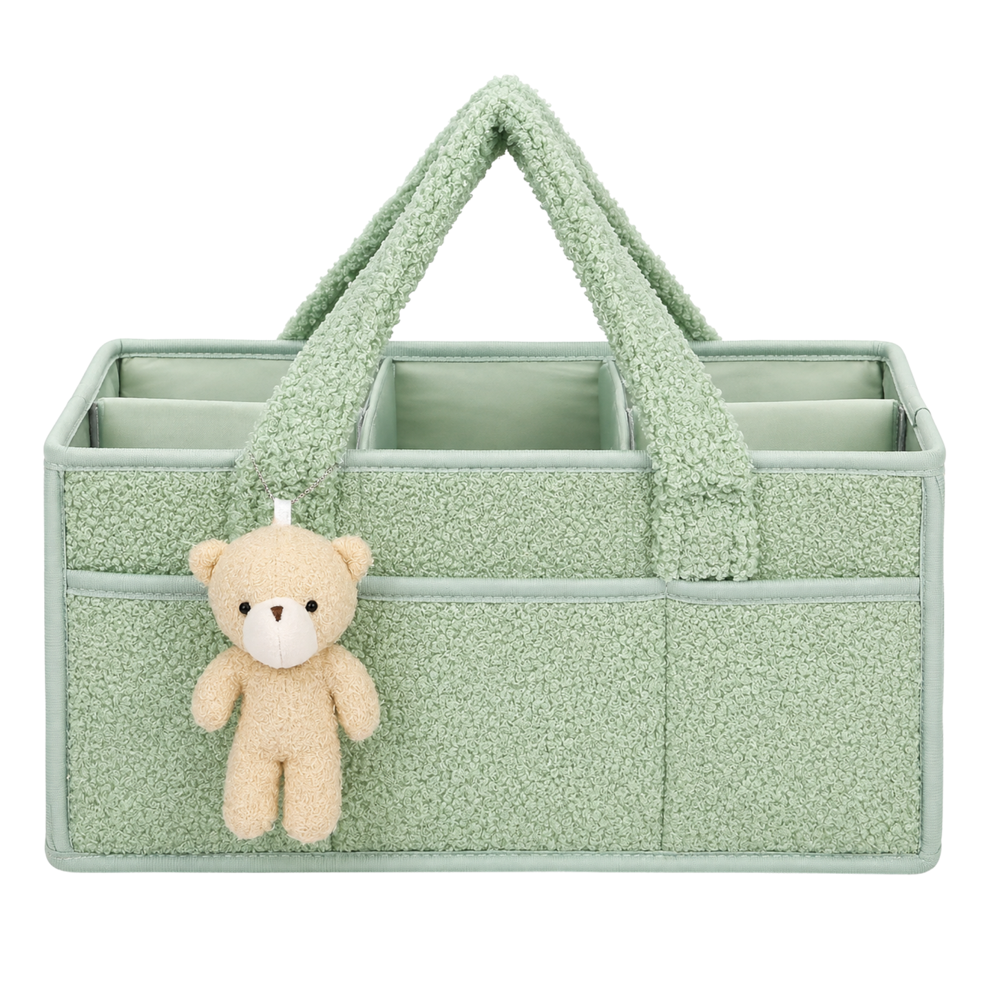 Robins Baby Organizer Basket with Teddy Bear