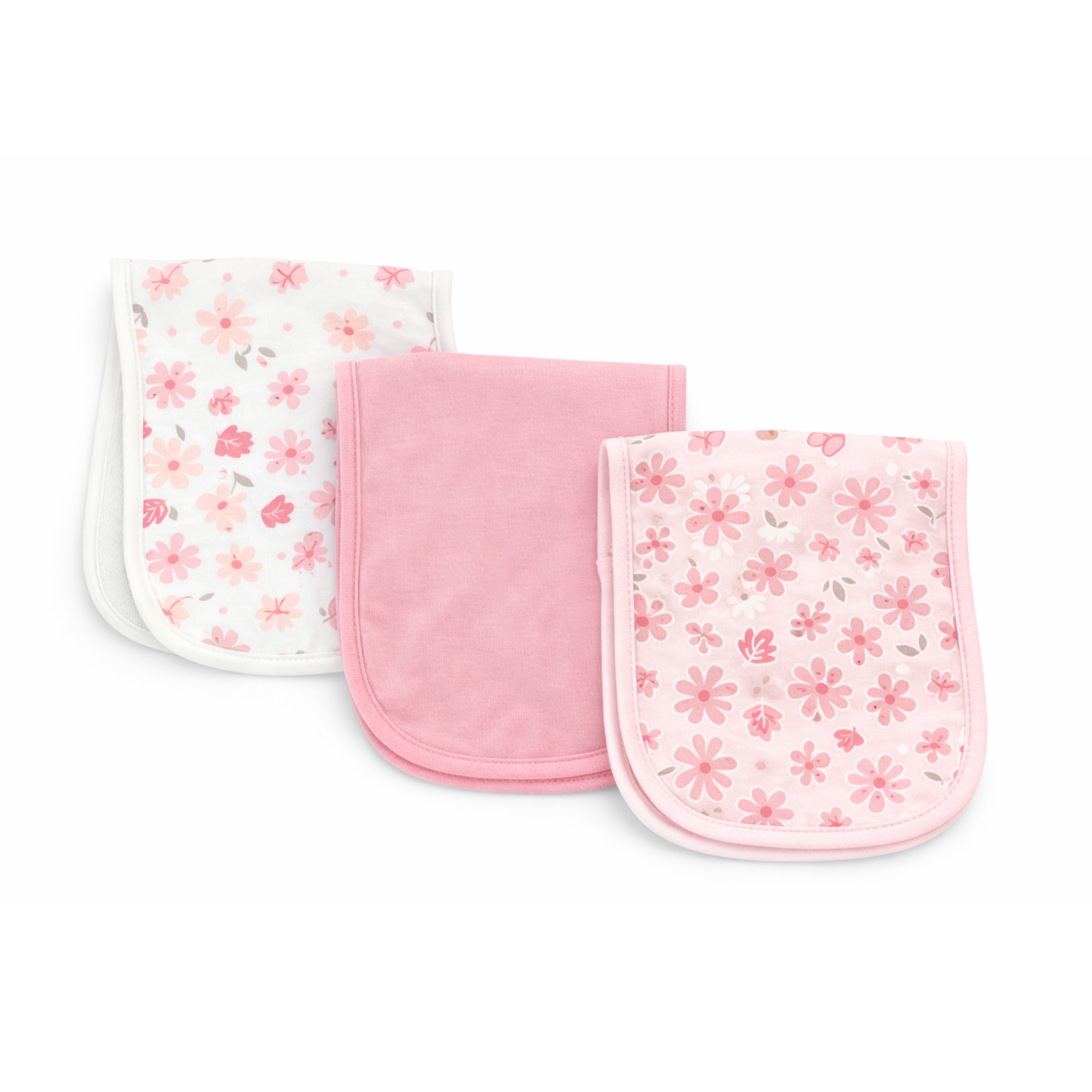 طقم مناشف التجشؤ القطنية للأطفال من روبنز (3 قطع)
