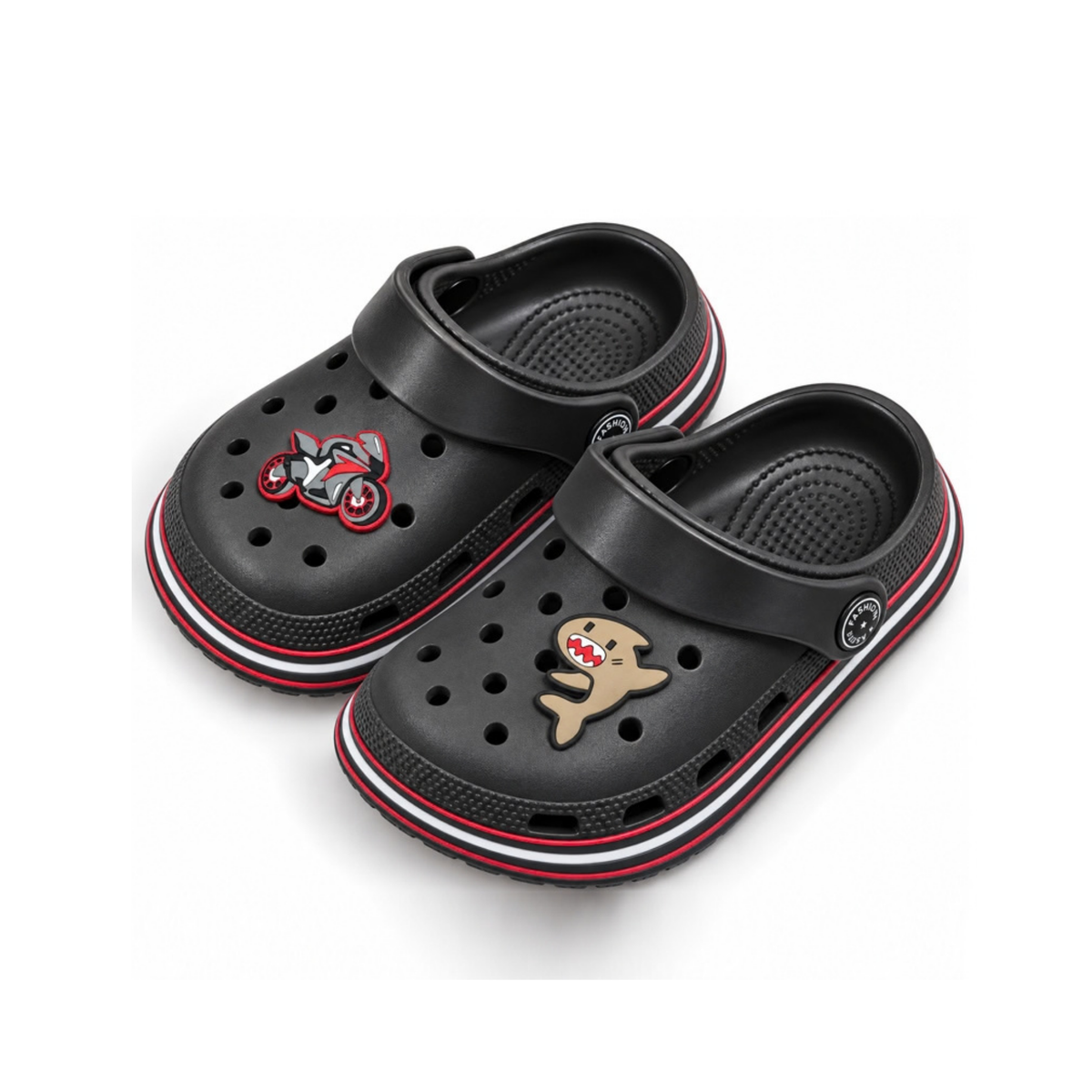 Kids Lightweight Clogs with Heel Strap – Soft & Comfortable