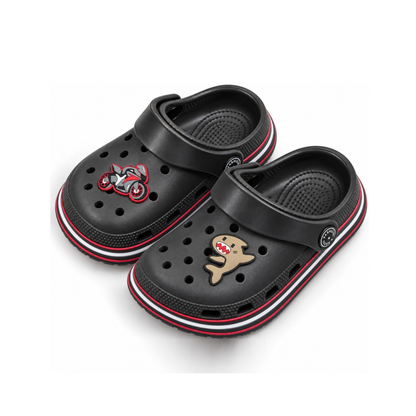 Kids Lightweight Clogs with Heel Strap – Soft & Comfortable