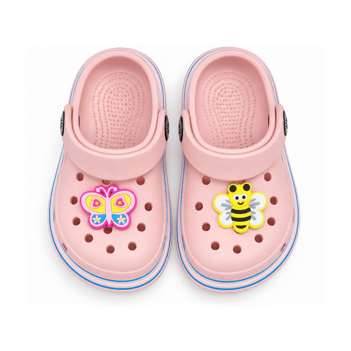 Kids Lightweight Clogs with Heel Strap – Soft & Comfortable