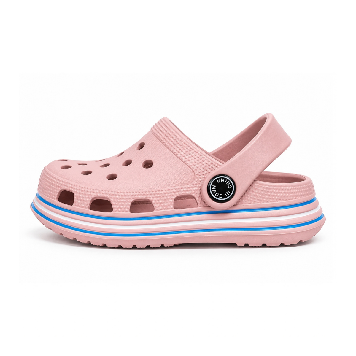 Kids Lightweight Clogs with Heel Strap – Soft & Comfortable