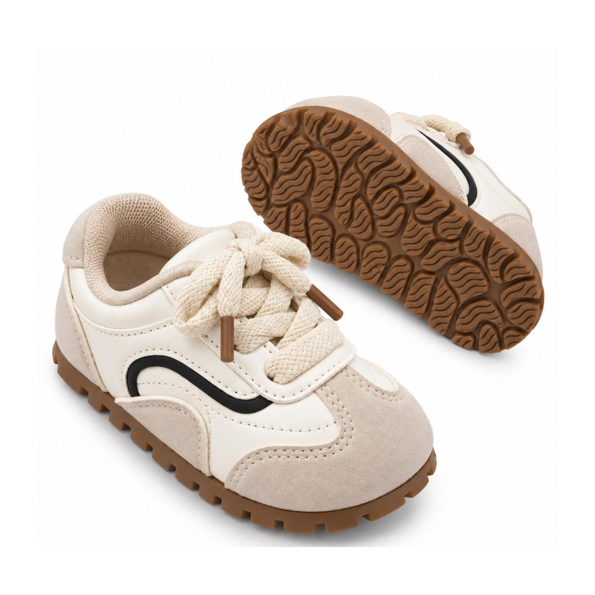 Robins Kids Casual Sneakers – Chunky Non-Slip Rubber Sole