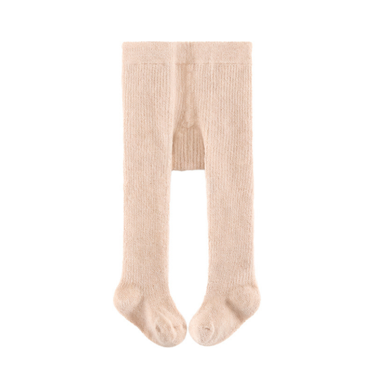 Robins Baby & Kids Cotton Tights – Ribbed Knit Warm Winter Tights