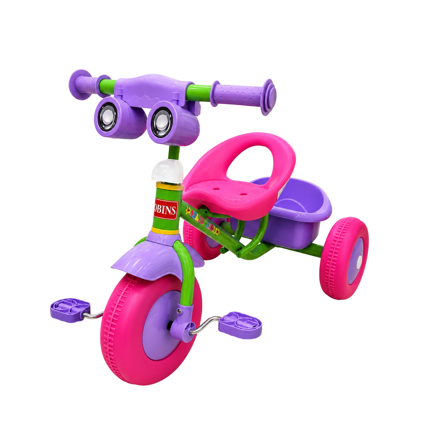 Robins Kids Tricycle with Storage Basket