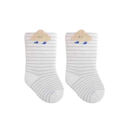 Robins Striped Character Baby & Kids Socks