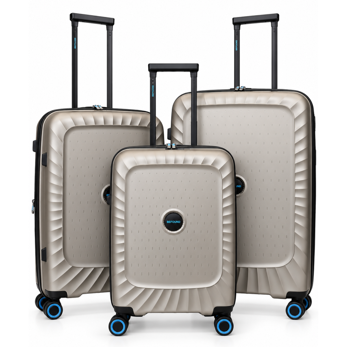 BEFOUND 3-Piece Luggage Set – Beige