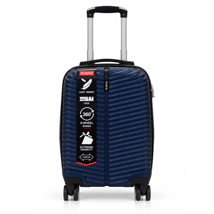 Robins 20-Inch Mini Carry On Luggage With 8-Wheel Spinner - 4 Colors