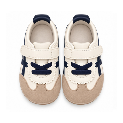 Robins Baby Retro Color-Block Velcro Shoes