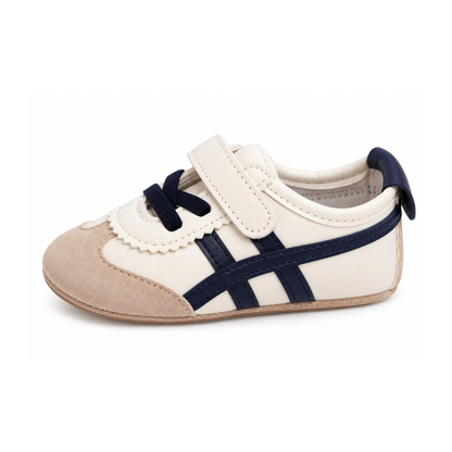 Robins Baby Retro Color-Block Velcro Shoes