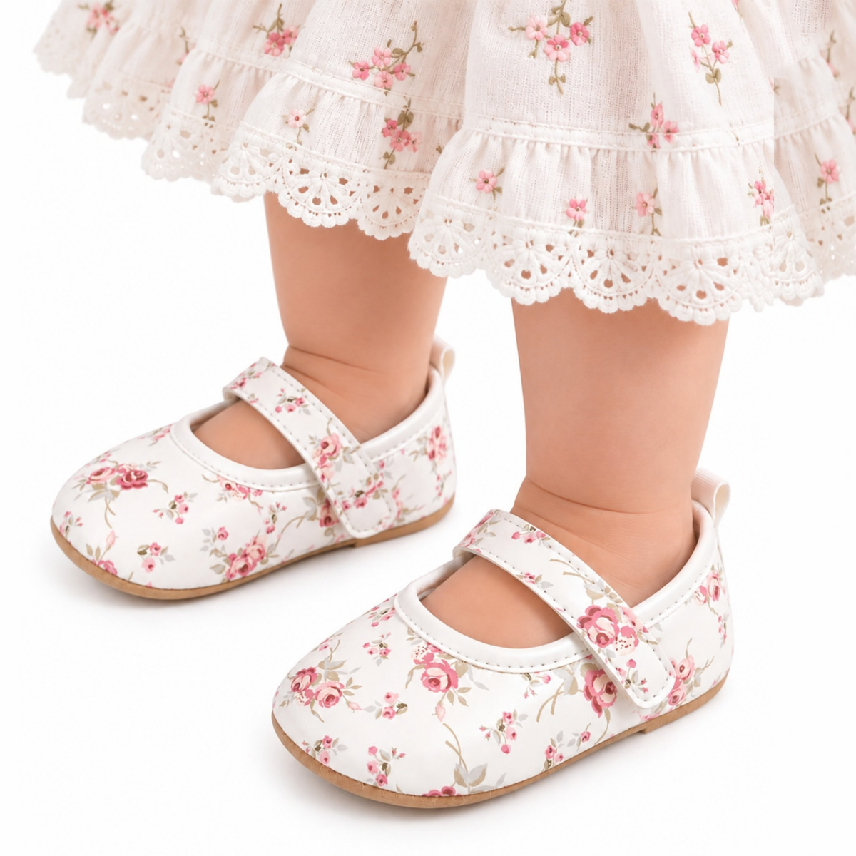 Robins Baby Floral Mary Jane Shoes