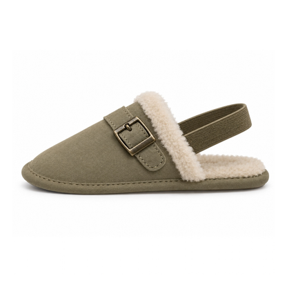 Robins Baby Sherpa-Lined Buckle Shoes