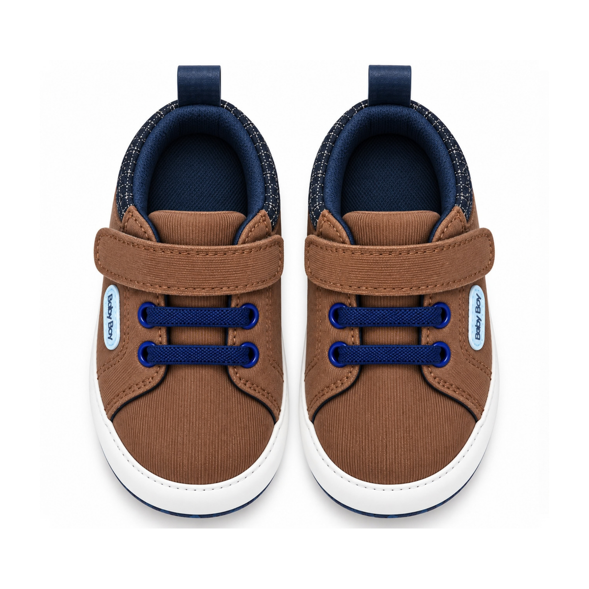 Baby Boy High-Top Sneakers – Lightweight & Non-Slip