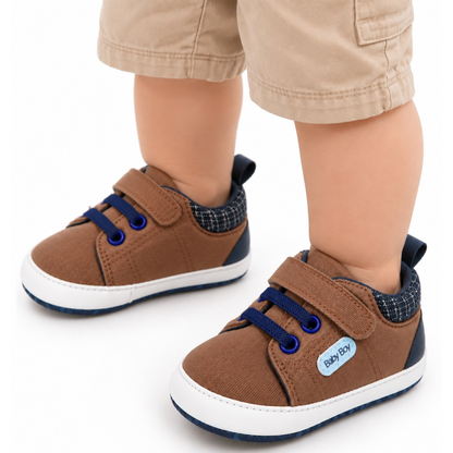 Baby Boy High-Top Sneakers – Lightweight & Non-Slip
