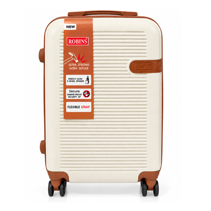 Robins 24-Inch Medium Luggage With 8-Wheel Spinner - 4 Colors