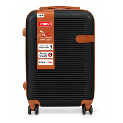 Robins 24-Inch Medium Luggage With 8-Wheel Spinner - 4 Colors