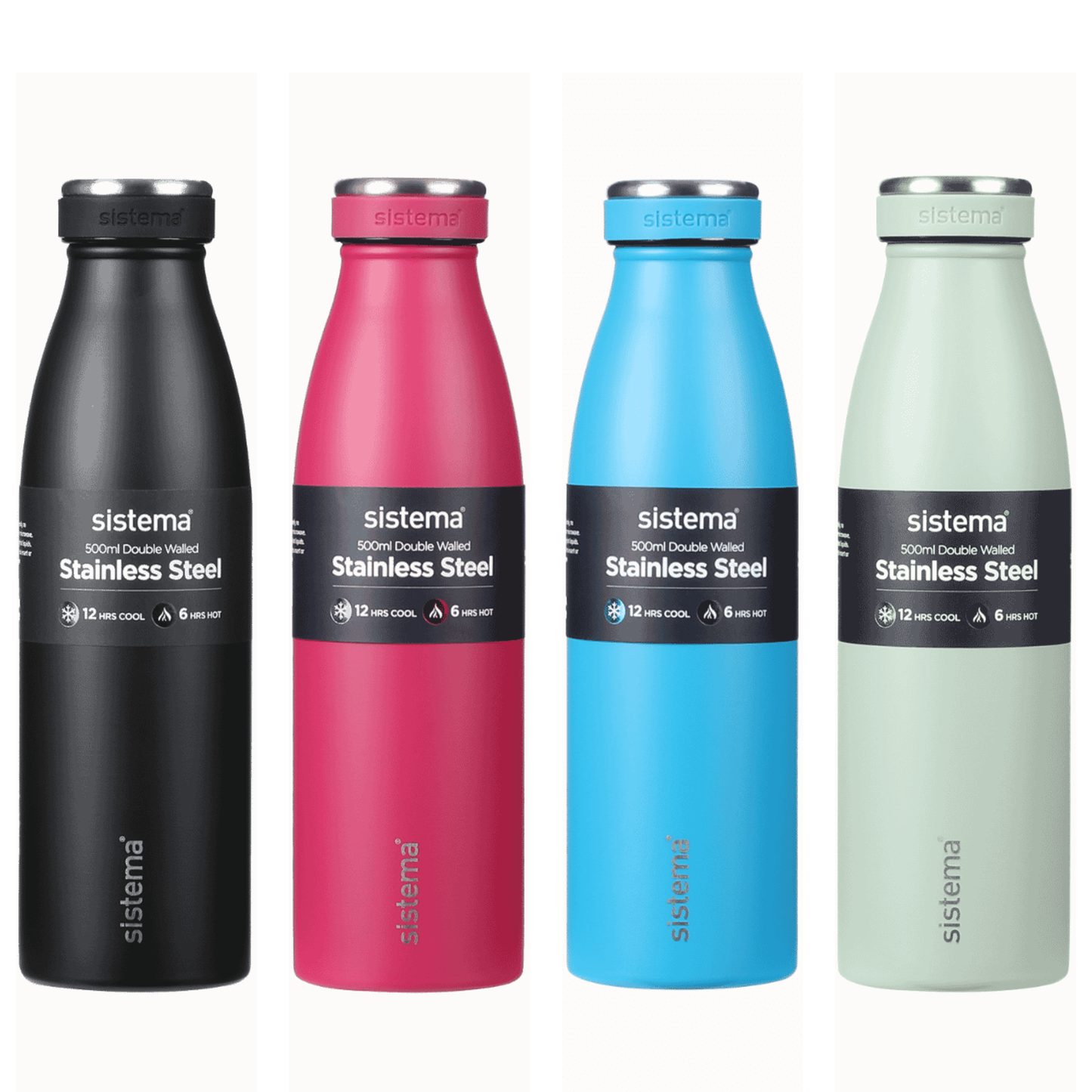 Sistema Double Walled Stainless Steel Bottle – 500ml