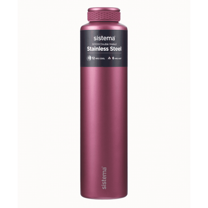 Sistema Double Walled Stainless Steel Bottle – 600ml