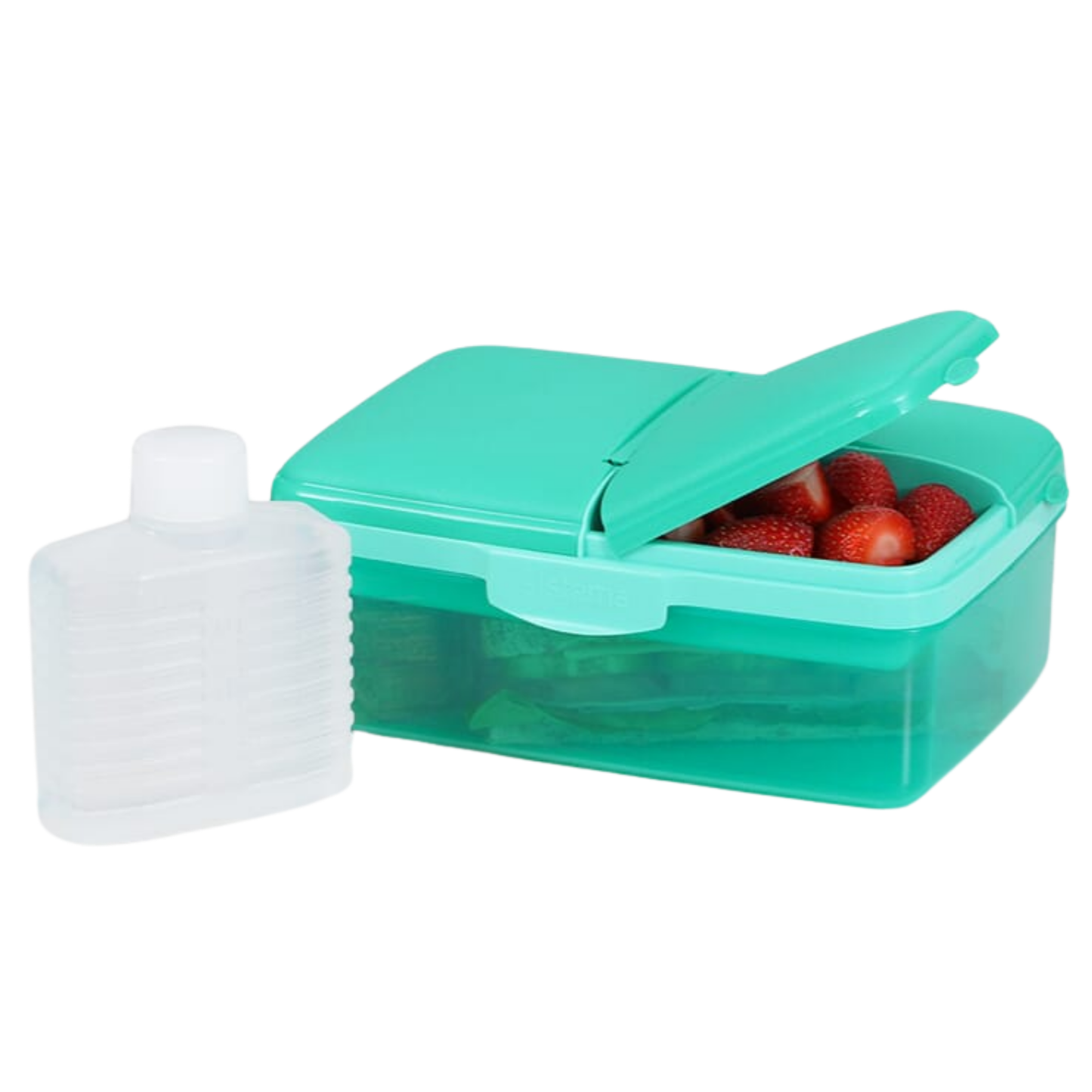 Sistema Slimline Quaddie Lunch Box 1.5L with Drink Bottle – 3 Colors