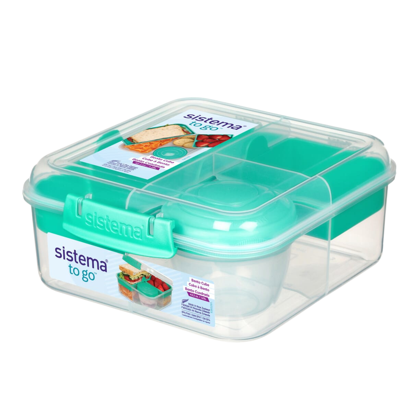 Sistema TO GO Bento Cube Lunch Box 1.25L – Mint