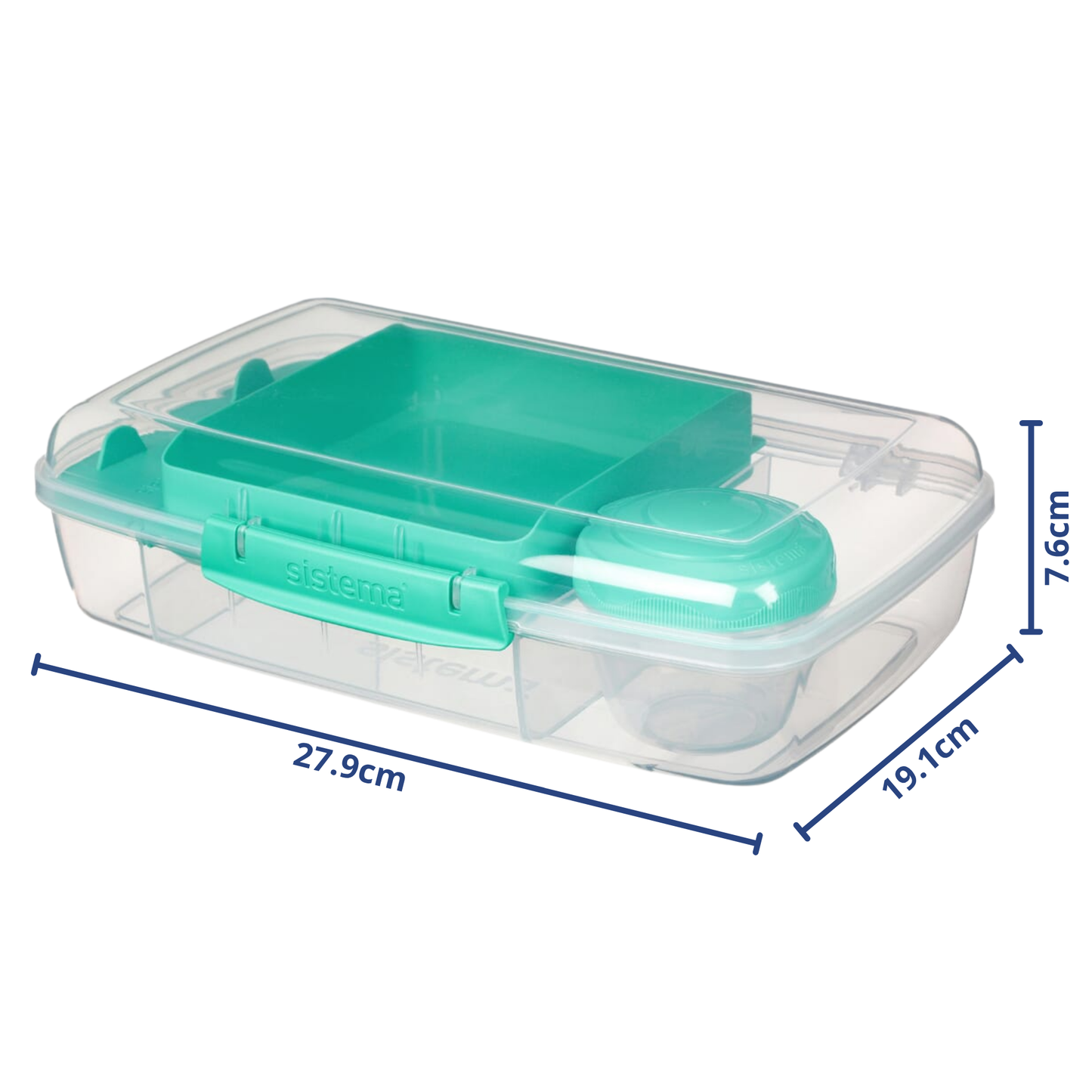 Sistema TO GO Bento Lunch Box 1.65L – Mint