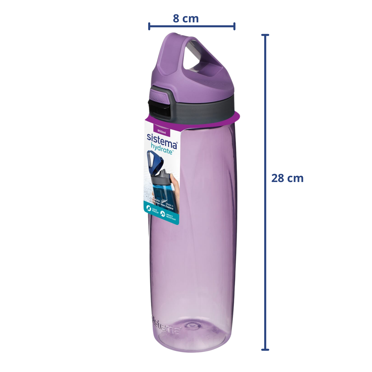 Sistema Hydrate Quick Flip Water Bottle 900ml – 3 Colors