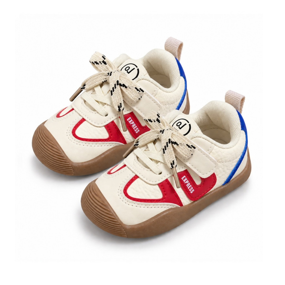 Robins Kids Casual Sneakers with Flexible Non-Slip Rubber Sole - 3 Colors