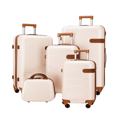 Robins Hard Shell Luggage Set – Beige