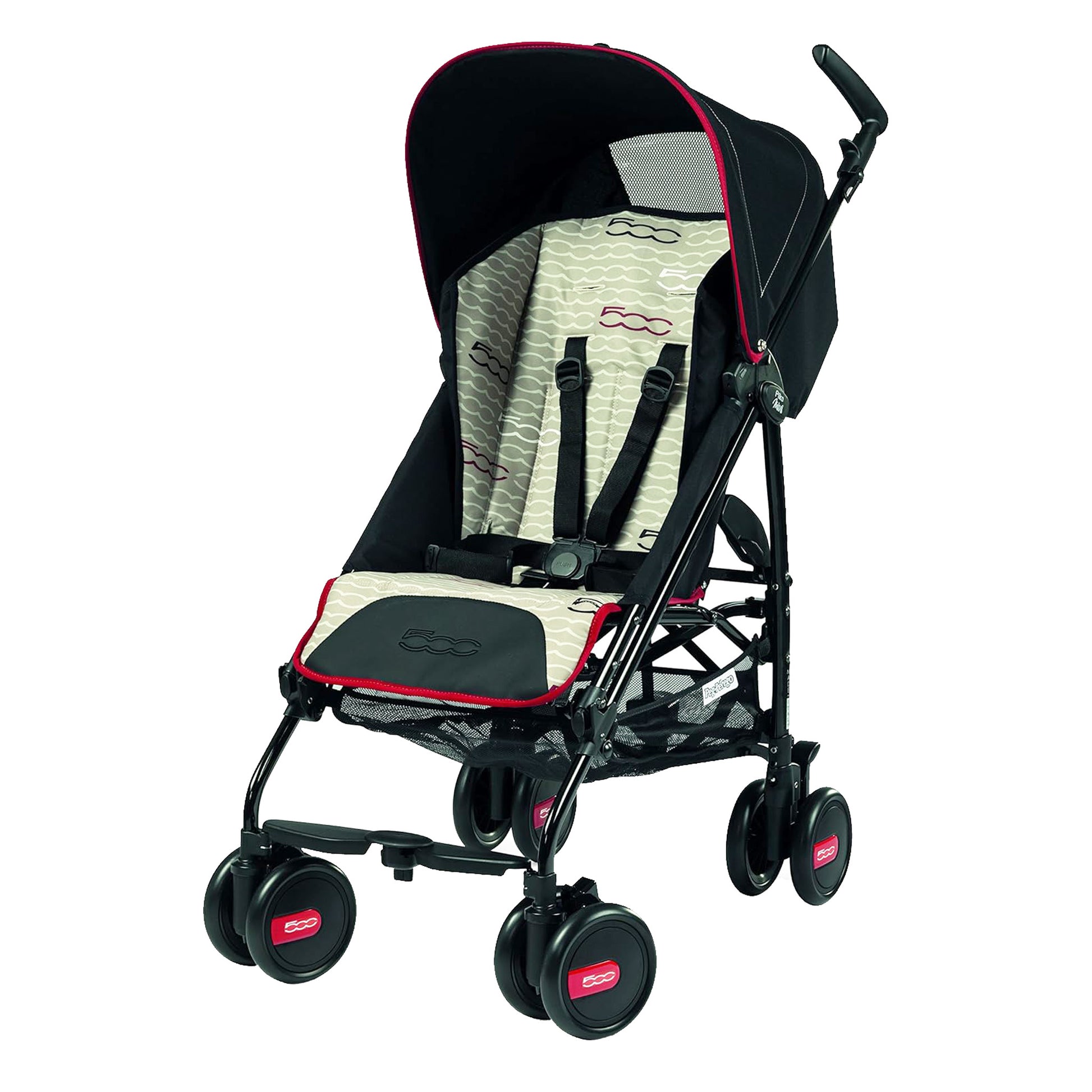 peg perego pliko 4 stroller Peg Perego Pliko Mini Fiat 500™ Stroller – Robins Baby Products